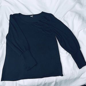 NWOT Kaktus Black Long Sleeve Top